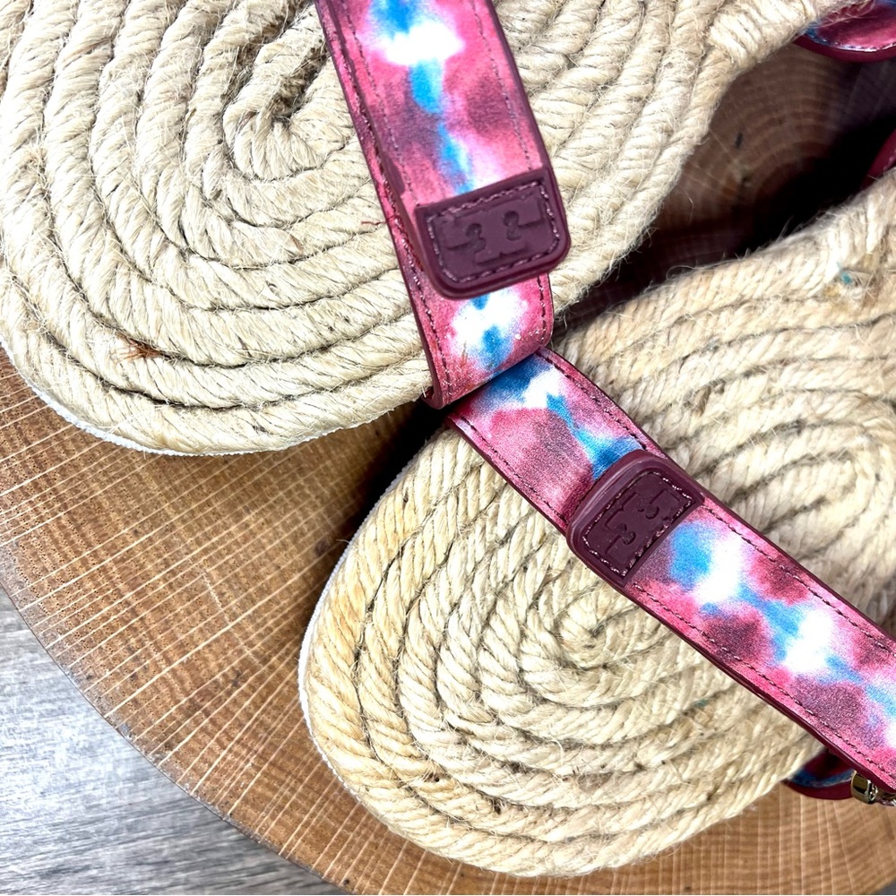 🎉HP🎉 *Tory Burch | Red Tie Dye Straps Sports Sandals Size 7 - Picture 5 of 16